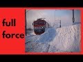 Winter Trains in Action -  Snowblower Train - 2019 -Train Snow Plow - Rotary Train Snow Plow