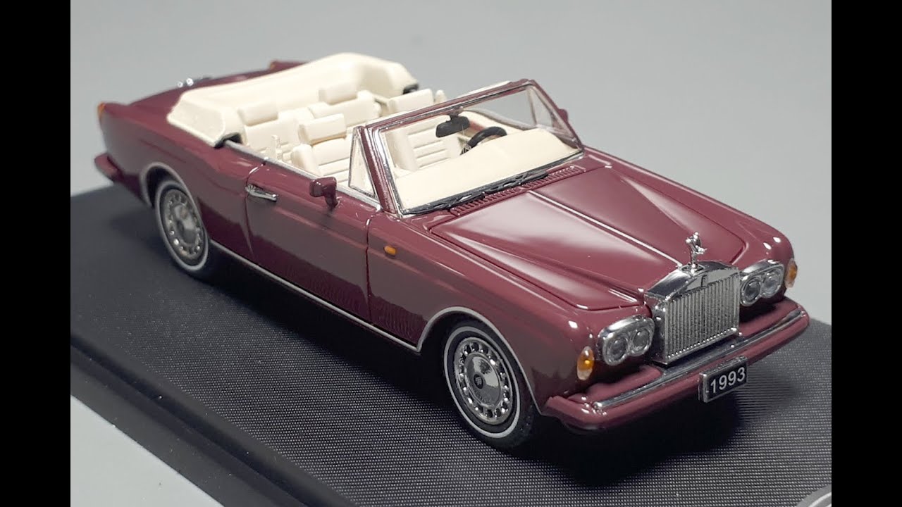 1/64 Rolls Royce Corniche IV 1993 by GFCC diecast car model review