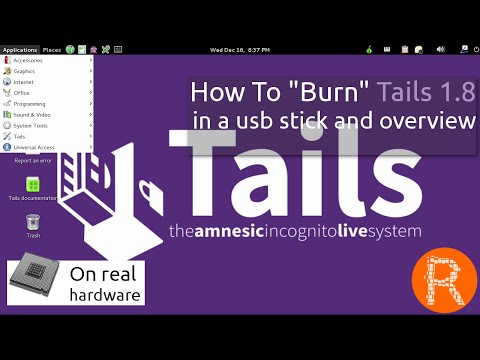 How To "Burn" Tails 1.8 in a usb stick and overview | Privacy for
anyone anywhere