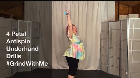 Poi 4 Petal Antispin Underhand #GrindWithMe  #Poi #PoiLesson #PoiTutorial #PoiDance  #FlowArts