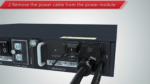 Huawei S Series Switches Maintenance-Replacing a ES0W2PSA0150 Power Module of the Switch