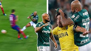 Felipe Melo Peleas, Faltas, Tarjetas Rojas, Momentos Furiosos