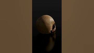 SKULL #shorts #blender #animation