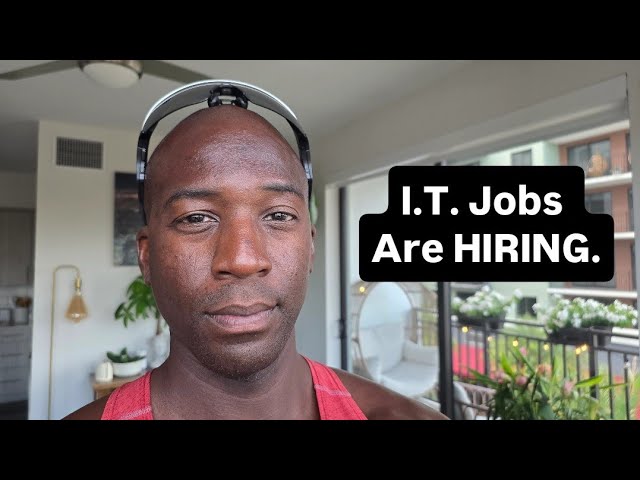 I.T. Support Jobs Are Hiring....I Have A Job.