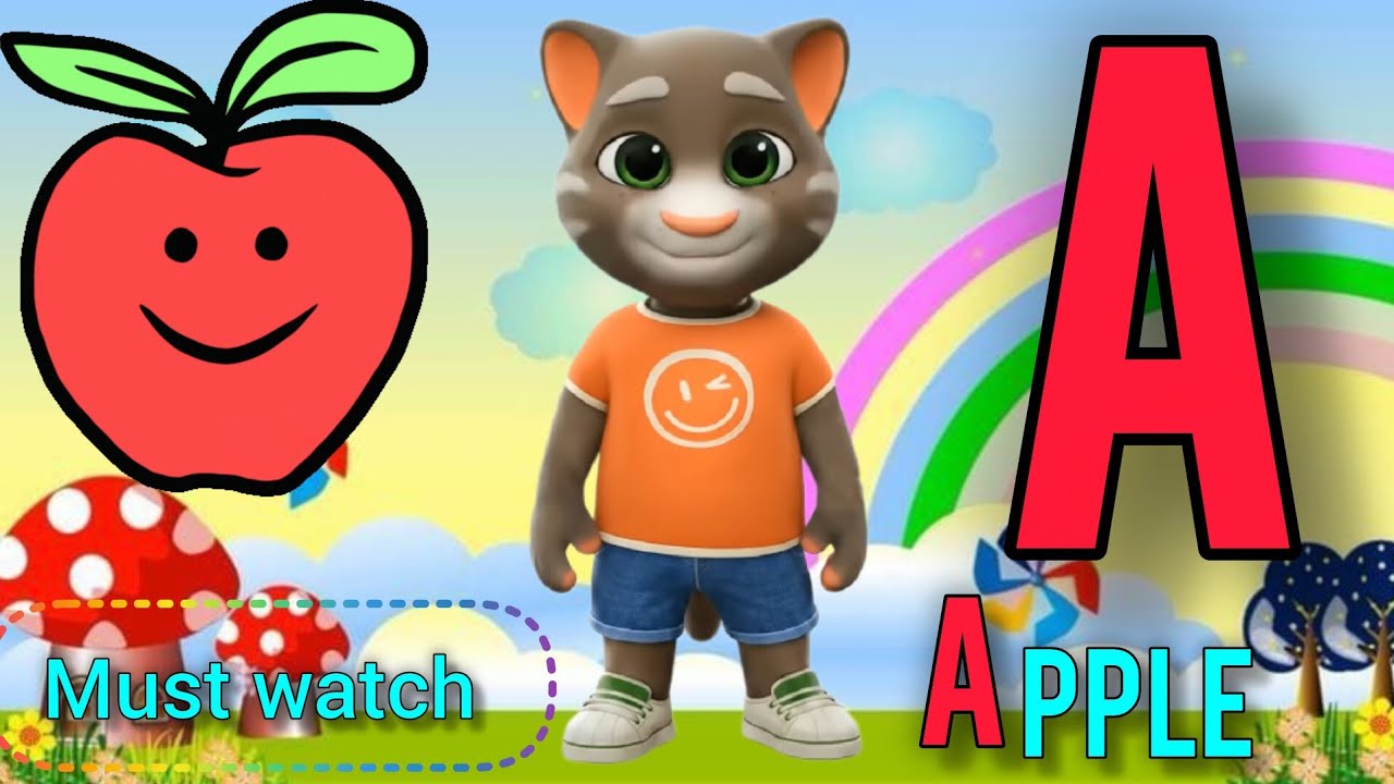 A For Apple B For Ball | ABC Alphabet | Nursery Rhymes | Abcd Song  | Phonic Song 