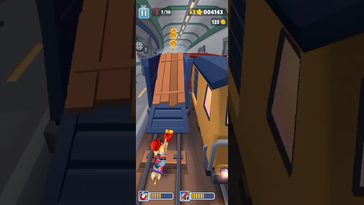 Играем Subway Surfers 16 часть мини видео 
