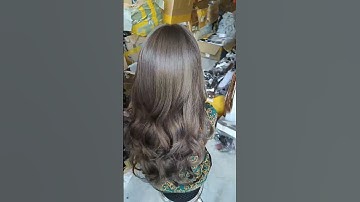 Tóc giả nữ nguyên đầu xoăn layer mái bay đẹp mê#tocgianguyendau #tocmaibay