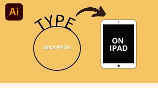 How To Type on a Path in Illustrator on iPad | Adobe Illustrator iPad Tutorial screenshot 3