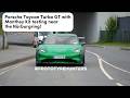 All new Porsche Taycan Turbo GT with Manthey Kit testing near the Nürburgring!