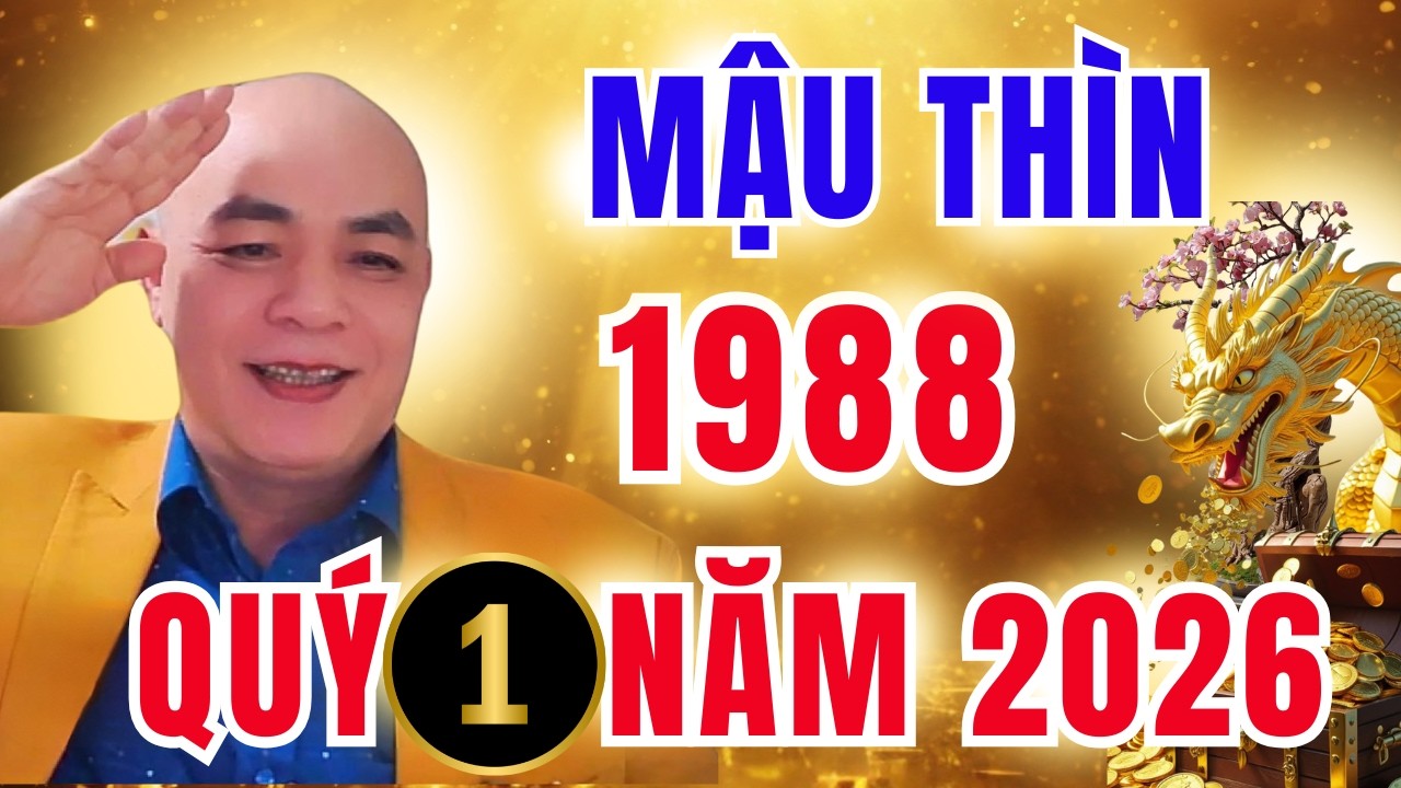 Tử Vi Mậu Thìn 1988 Năm 2026: Giải Mã Tài Lộc 3 Tháng Đầu Năm – Tháng 2 Bật Mạnh Nhất