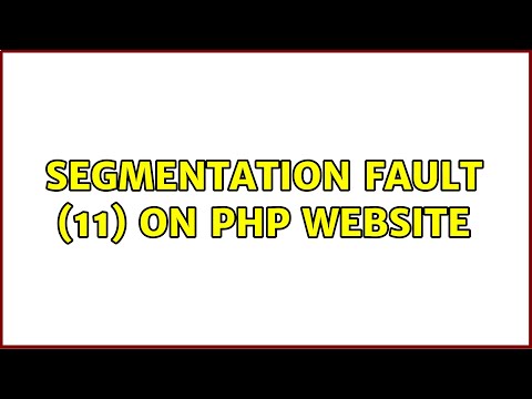 Segmentation fault (11)