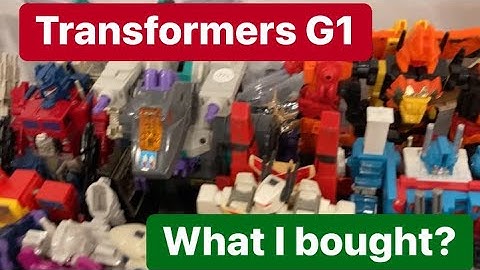Transformers G1 and what I bought at Botcon 2023 at American Dream Mall at East Rutherford, NJ.