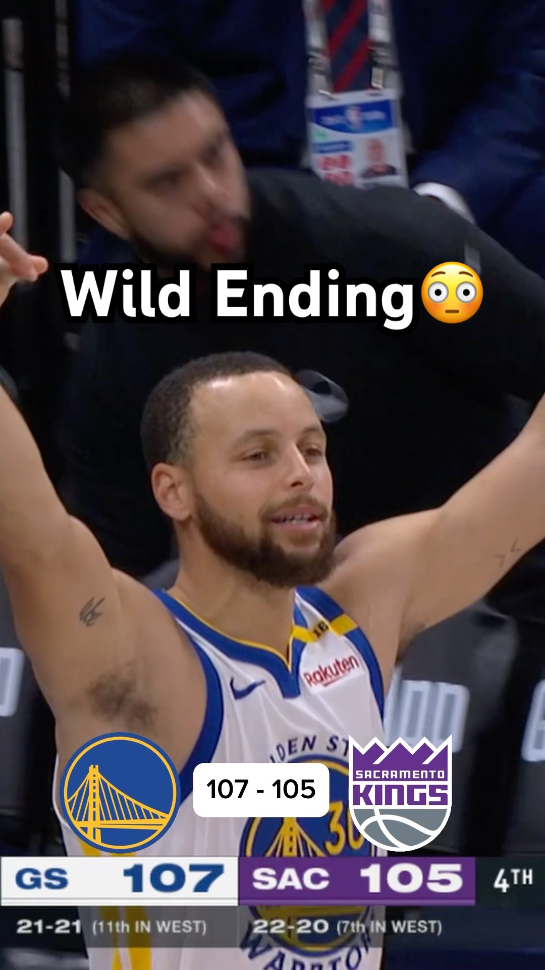 INSANE ending Kings vs Warriors!
