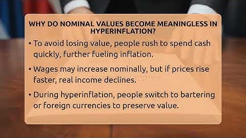 Why Do Nominal Values Become Meaningless In Hyperinflation? - Inflation Insight Channel