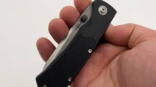 Jarosz Knives Kali - Black/Red Glass Handle - AEB-L Blade Knife From Recon 1
