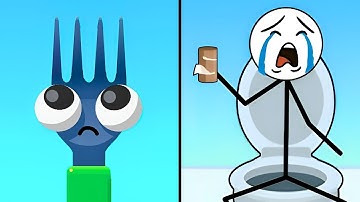 Play TikTok Gameplay: FORK N SAUSAGE vs THIEF PUZZLE — Satisfying Trailer Video Android, iOS - 2025