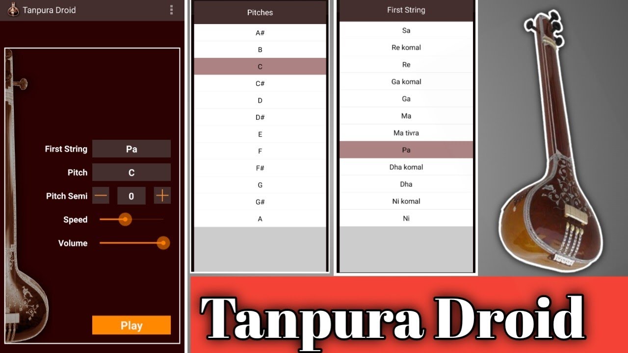 Tanpura Droid How to riyaz on tanpura app Tanpura Application