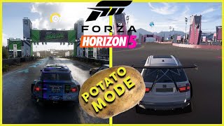 FORZA HORIZON 5 – High PC Graphics vs Potato Mode  (2023)