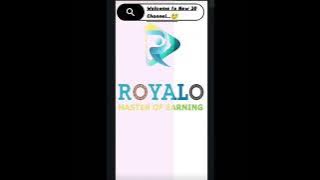 Royalo Info Marketing The Real App in Future in India | Online Job | 3D Info Marketing