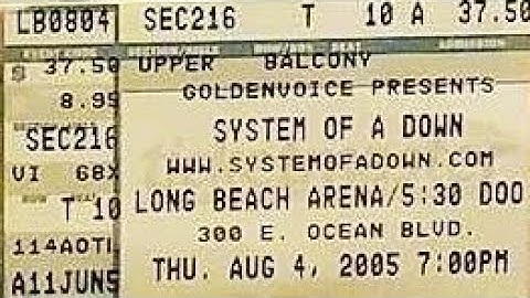 System Of A Down - Live at the Long Beach Arena [2005-08-04]