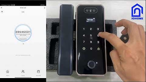 Hướng dẫn cài đặt khoá cửa kính thông minh cao cấp nhận dạng khuôn mặt 3D Face app Tuya Smartlife