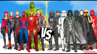 AVENGERS FIGHT WITH STORMTROOPER ARMY - SUPERHEROES EPIC BATTLE