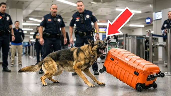 Dog Suddenly Jumps At A Suitcase — What Cops Found Inside Made Them Burst  Into Tears!