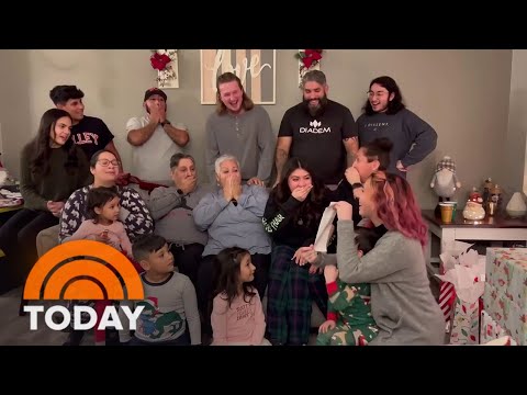 Couple Surprises Family On Christmas With Pregnancy Reveal