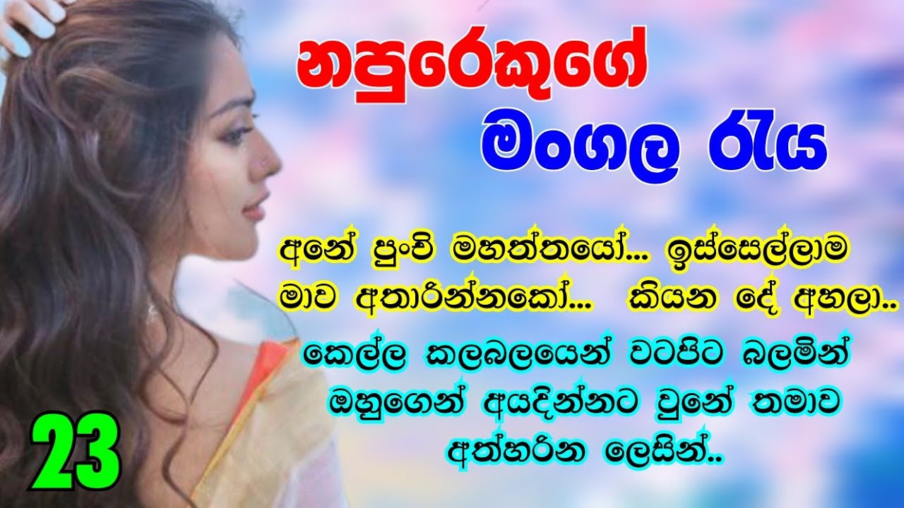 නපුරෙකුගේ මංගල රැය _ 23 | කෙල්ල ඇයැදුවේ තමාව අත් හරින ලෙසින් #sinhalanovels #ketikatha