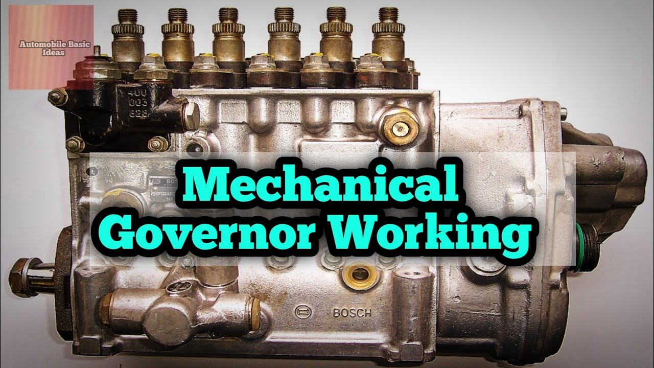 Mechanical Governor Working YouTube