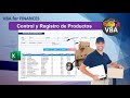 POS Registro y Control de Productos con VBA Excel Cap 3