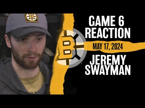 Jeremy Swayman Reacts To Game 6 Loss vs. Florida Panthers