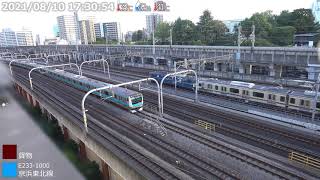 E131系600番台TN2+TN1編成新津出場配給列車通過