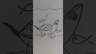 Draw a letter L turtle/shortsvideo youtubeshorts