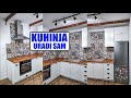 DIY rustic kitchen cabinets