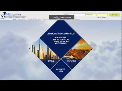 Rida International Travel & Tourism Online System Login Page