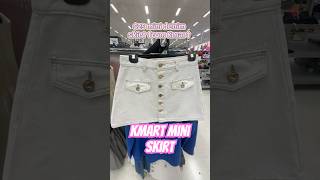 New Kmart mini denim skirt #kmart #kmartaustralia #kmartfinds #kmartaus #kmarthaul