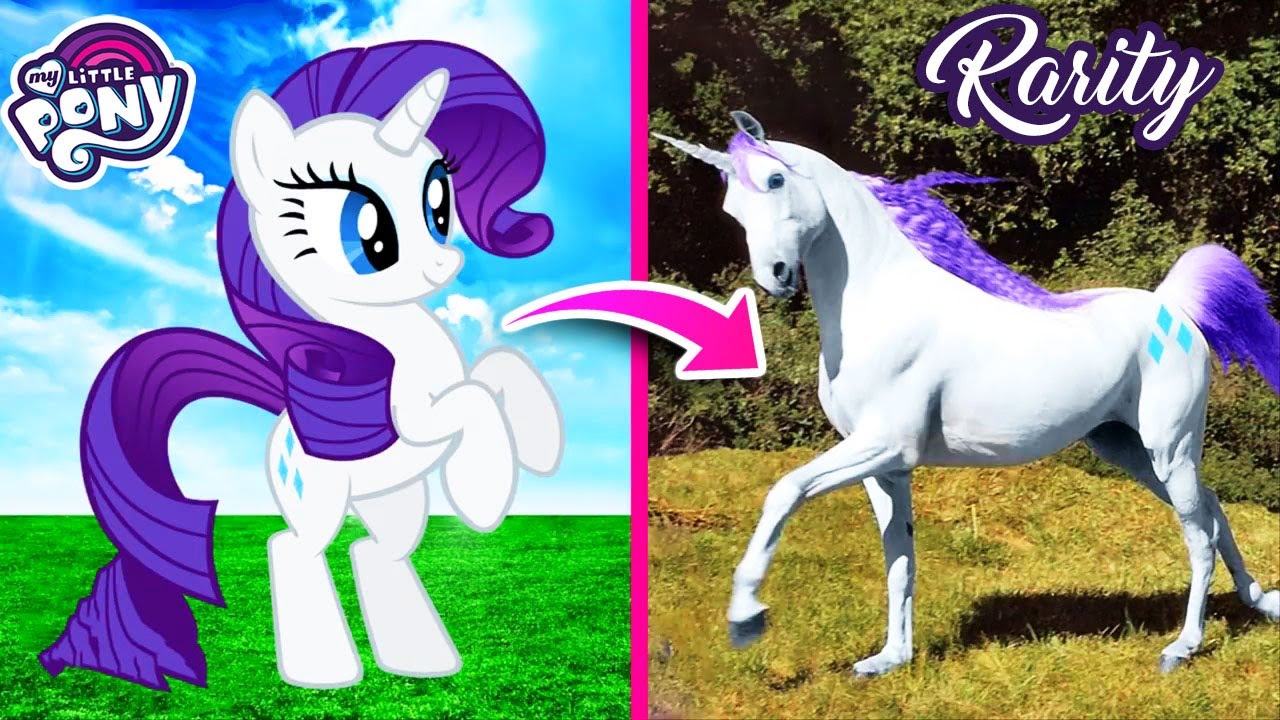 Personagens NA VIDA REAL - My Little Pony All Characters IN REAL