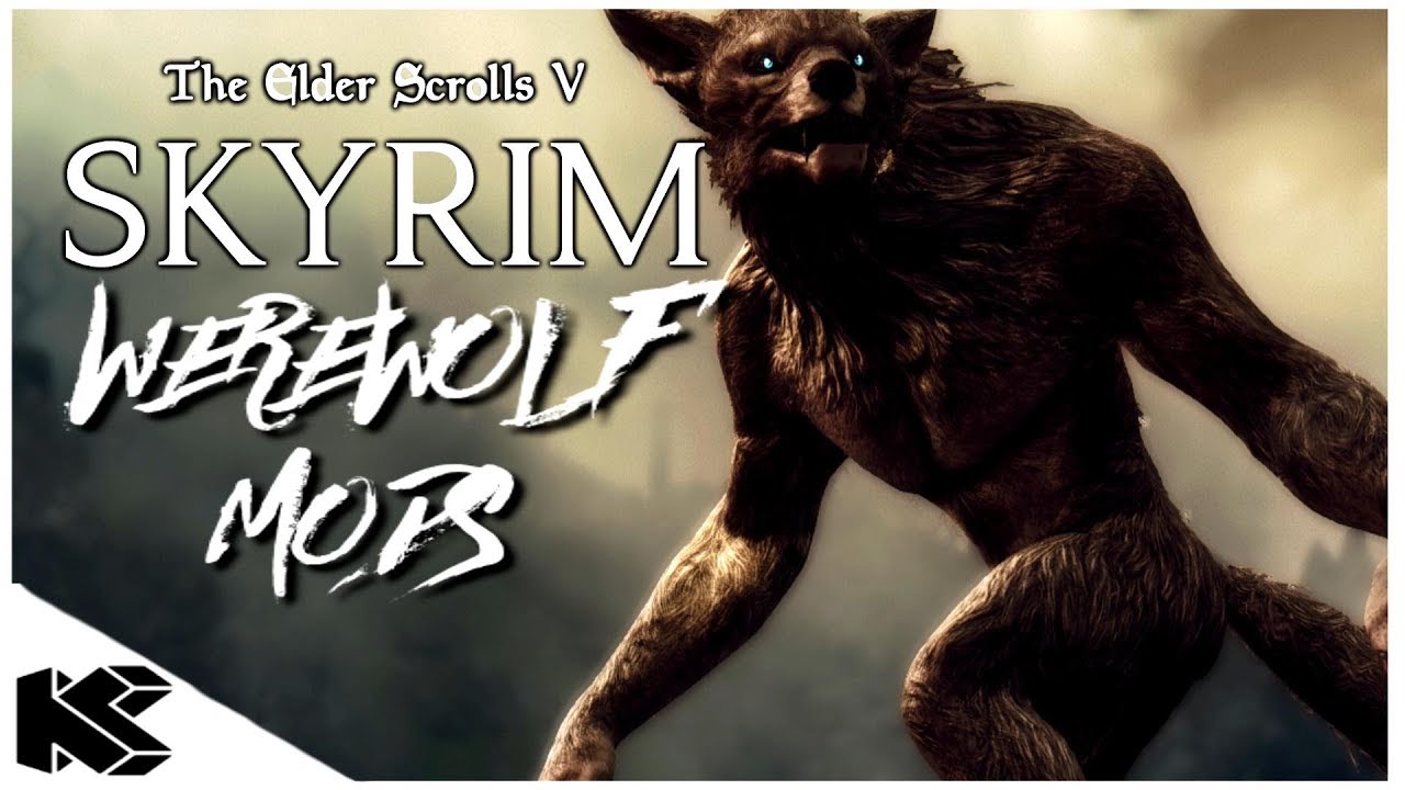 skyrim werewolf skin mod