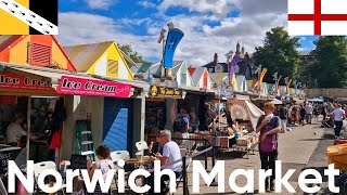 Norwich Market | Norwich | Day 1 | Norfolk | England | UK | Europe | 27/08/2022 | Walk