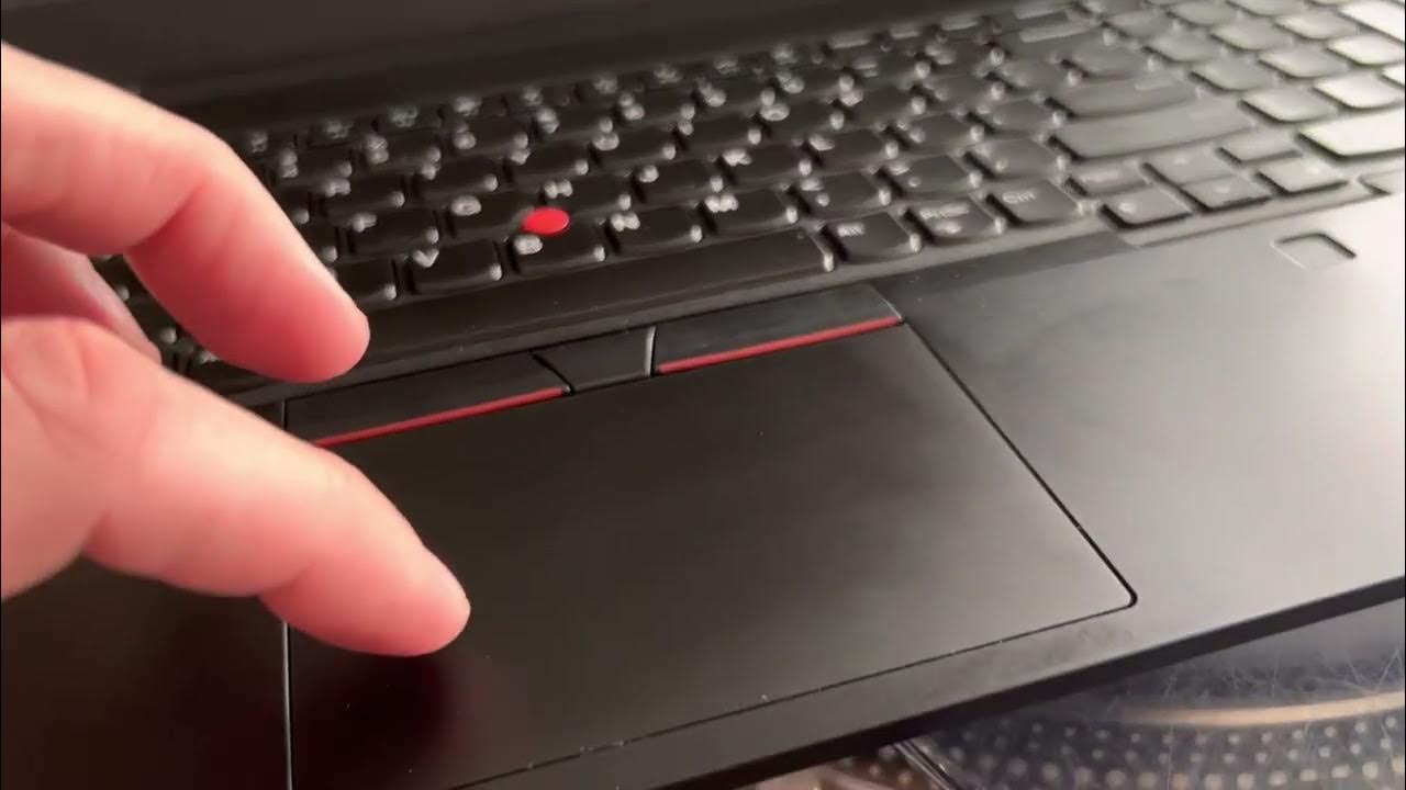 Help! Lenovo ThinkPad T15p Gen 2 touchpad skipping/jumping YouTube