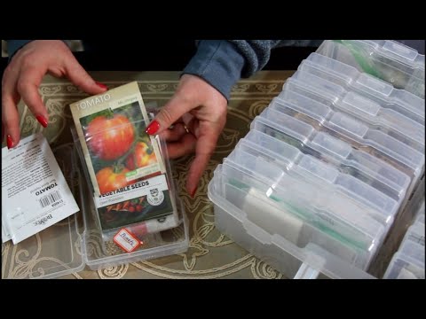 How I Store My Seeds ~ ASMR Gardening 🌱