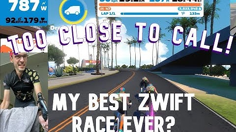 This ZWIFT Race was insane! - Tour of Watopia Stage 1