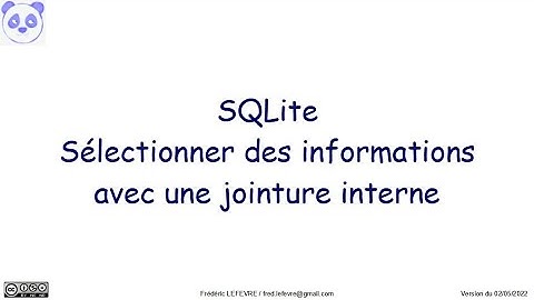 Sélectionner des informations avec une jointure dans SQLite