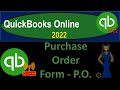 Gambar cover Purchase Order Form - P.O. 1220 QuickBooks Online 2022