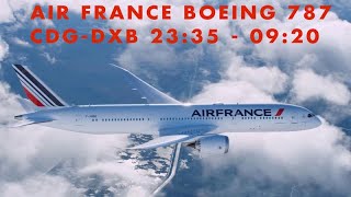 Air France Dreamliner Beautiful Landing over Old Dubai