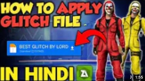 HOW TO APPLY GLITCH FILE WITH ZARCHIVER|GLITCH FILE USE KAISE KARE.HOW TO APPLY GLITCH FILE IN HINDI