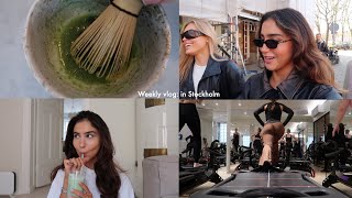 weekly vlog in Stockholm ♡ my new life,  brand trip to amsterdam, pr unboxings & my makeup routine