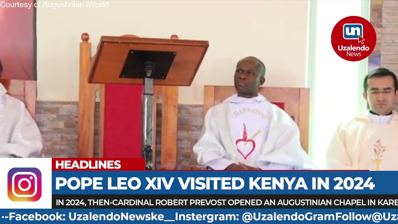 Папа Лев XIV — когда он посетил Кению в 2024 году, чтобы открыть часовню