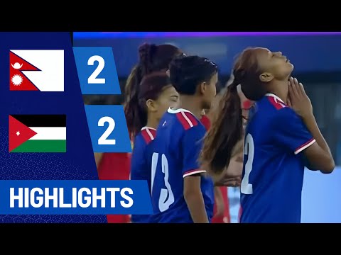 Nepal vs Jordan Final Highlights and Penalty Shootout | Waff Women's Championship